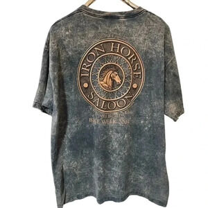 Iron Horse Saloon Bike Week 04 Acid wash Tee. Size 2XL